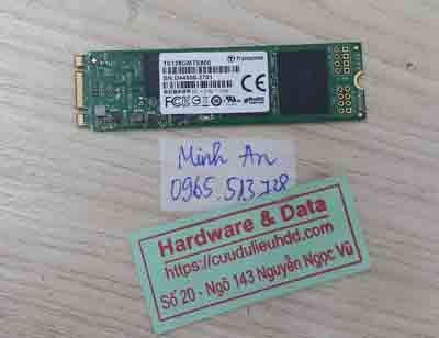 lấy lại dữ liệu SSD Trancend 128GB lỗi ngăn nhớ