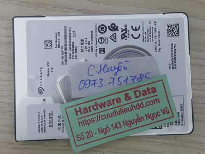 Lấy dữ liệu ổ cứng Seagate 1TB lỗi đầu đọc