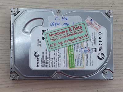 Phục hồi dữ liệu ổ cứng Seagate 320GB đầu đọc lỗi