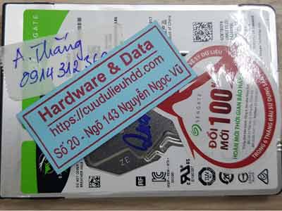 Cứu dữ liệu ổ cứng Seagate 1TB chết cơ