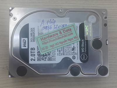 Khôi phục dữ liệu ổ cứng Seagate 500GB mất dữ liệu