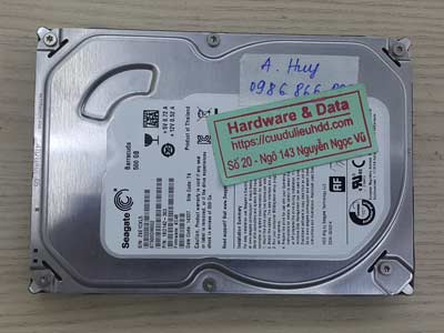 Khôi phục dữ liệu ổ cứng Seagate 500GB chết cơ