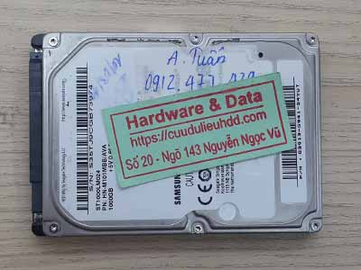 lấy lại dữ liệu ổ cứng Samsung 1TB chết cơ