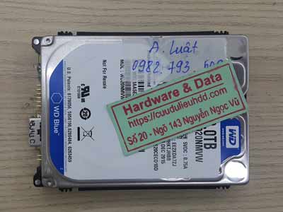 Cứu dữ liệu ổ cứng Western 2TB chết cơ