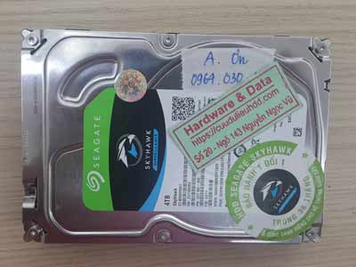 Khôi phục dữ liệu ổ cứng camera Seagate 4TB