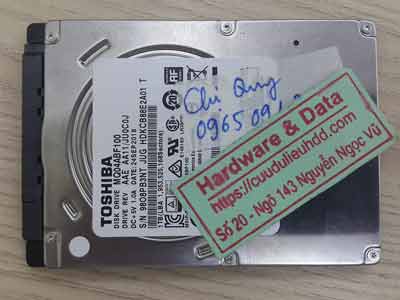 lấy lại dữ liệu Toshiba 1TB chết cơ