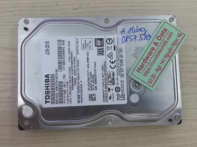 Phục hồi dữ liệu ổ cứng Toshiba 1TB đầu từ lỗi