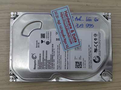 Phục hồi dữ liệu ổ cứng Seagate PC 250GB lỗi cơ