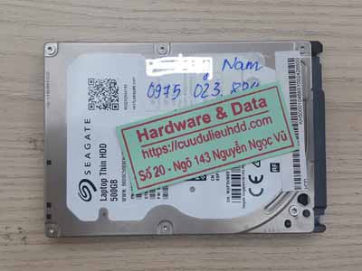 khôi phục dữ liệu ổ cứng Seagate-500GB đầu từ lỗi