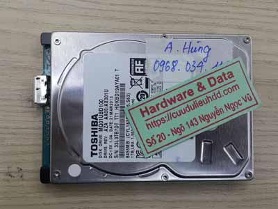 khôi phục dữ liệu ổ cứng toshiba 1tb đầu từ lỗi