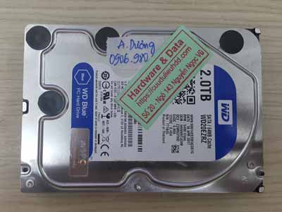 Khôi phục dữ liệu Western 2TB đầu đọc lỗi