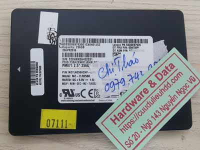 khôi phục dữ liệu ổ cứng SSD 256GB lỗi chip
