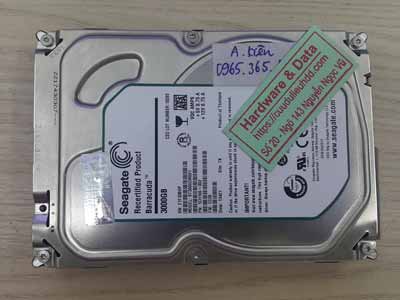 cứu dữ liệu ổ cứng Seagate 3TB đầu từ lỗi
