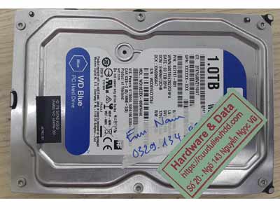 lấy dữ liệu ổ cứng Western 1TB mất định dạng