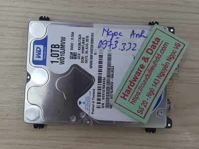 cứu dữ liệu ổ cứng Western 1TB hỏng đầu từ