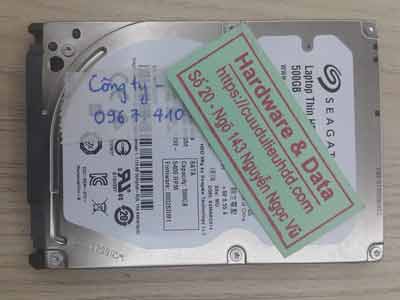 Cứu dữ liệu ổ cứng Seagte 500GB Chết cơ