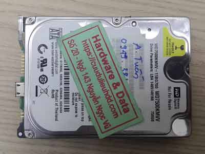 Cứu dữ liệu western 750GB chết cơ