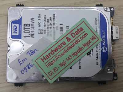 Khôi phục dữ liệu Western 1TB hỏng đấu từ