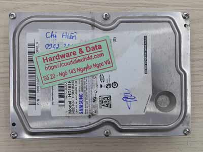 Lấy lại dữ liệu ổ cứng Samsung 160GB mất dữ liệu