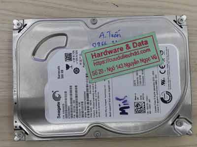 Cứu dữ liệu ổ cứng Seaagte 500GB đầu từ lỗi