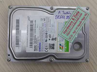 Cứu dữ liệu ổ cứng Samsung 160GB đầu từ lỗi