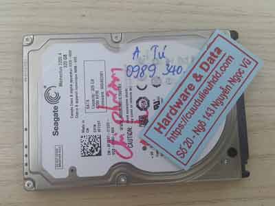 cứu dữ liệu ổ cứng Seagate 320GB đầu từ lỗi
