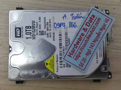 khôi phục dữ liệu ổ cứng Western hỏng đầu từ