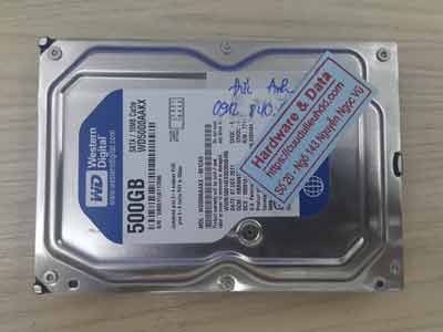 khôi phục dữ liệu ổ cứng wetsern 500GB virus mã hóa