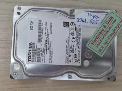 Cứu dữ liệu ổ toshiba 500GB chết cơ