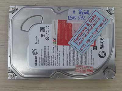 Cứu dữ liệu ổ cứng Seagate 250GB đầu từ lỗi