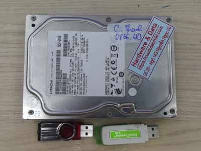 Khôi phục dữ liệu ổ cứng Hitachi 250GB mất dữ liệu