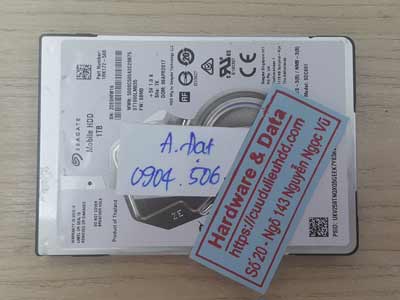 Khôi phục dữ liệu ổ cứng Seagate 1TB hỏng đầu từ