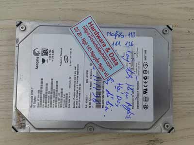 phục hồi dữ liệu Seagate 80GB lỗi cơ