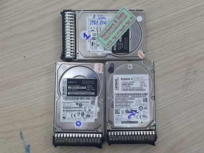 phục hồi dữ liệu máy chủ Sas 300GB lỗi ổ cứng