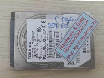 Khôi phục dữ liệu ổ cứng Toshiba 250GB chết cơ