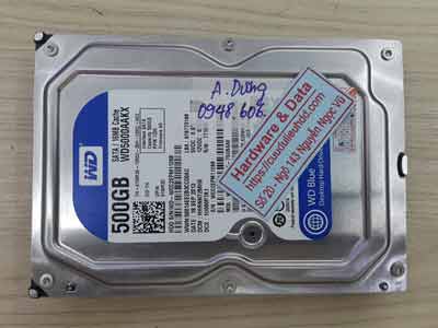 lấy lại dữ liệu ổ cứng western 500GB chết cơ