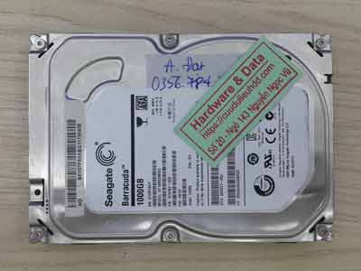 Phục hồi dữ liệu ổ cứng Seagate 1TB chết cơ