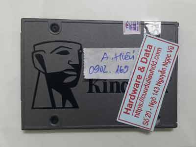 phục hồi dữ liệu ổ cứng SSD Kinsgton 480GB lỗi chip