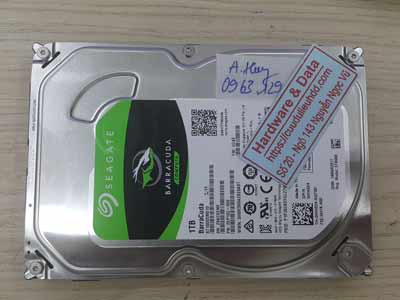 Phục hồi dữ liệu ổ cứng Seagate 1TB virus mã hóa