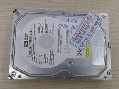 Phục hồi dữ liệu ổ cứng Western 160GB chết cơ