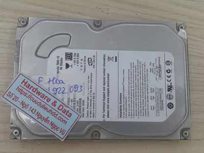 Lấy lại dữ liệu ổ cứng Seagate 80GB Chết cơ