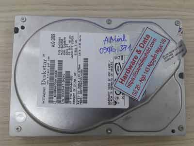 Cứu dữ liệu Hitachi 250GB cài win mất dữ liệu