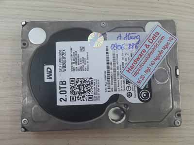 Lấy lại dữ liệu ổ cứng Western 2TB mất dữ liệu