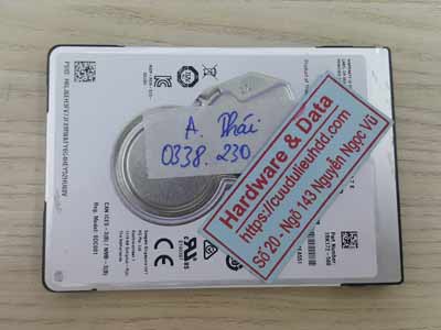 Khôi phục dữ liệu ổ cứng Seagate 1TB đầu từ lỗi