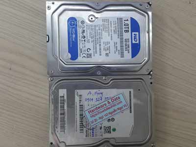 Cứu dữ liệu ổ cứng Western 1TB virus mã hóa