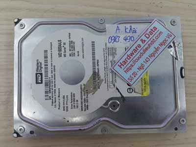 Cứu dữ liệu ổ cứng Western 160GB chết cơ