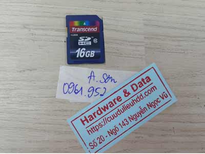 Phục hồi dữ liệu thẻ nhớ 32GB mất dữ liệu