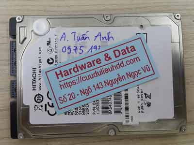 Khôi phục dữ liệu ổ cứng Hitachi 160GB bị lỗi cơ