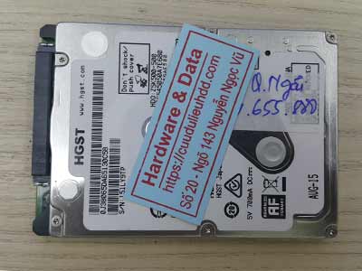 lấy lại dữ liệu ổ cứng Hitachi 500GB lỗi đầu từ