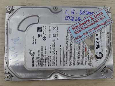 Lấy lại dữ liệu ổ cứng Seagate 250GB đầu từ lỗi
